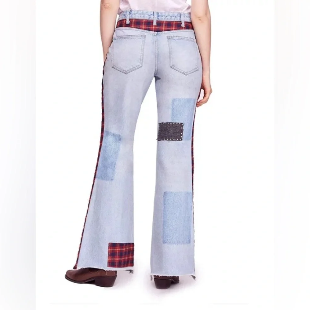NWOT We The Free patchwork jeans - Picture 2 of 12